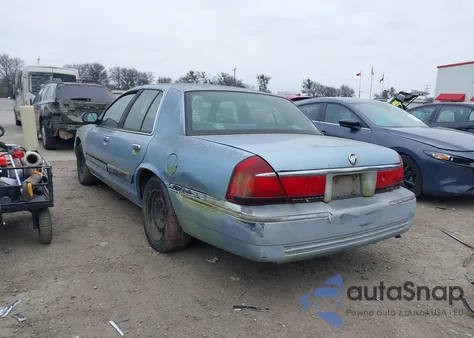 2000 Mercury Grand Marquis Gs z USA, uszkodzony, nr VIN 2MEFM74W7YX702589